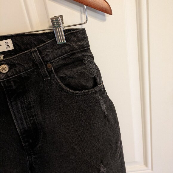 NWT Abercrombie + Fitch Curve Love The 90s Straight Ultra High Rise Size 27 / 4 - Picture 7 of 13